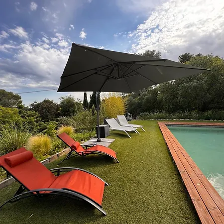 فيلة Au Calme Avec Jardin, Piscine Et Terrain Petanque A 5 Min Du Centre