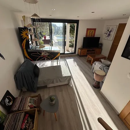 ヴィラ Au Calme Avec Jardin, Piscine Et Terrain Petanque A 5 Min Du Centre