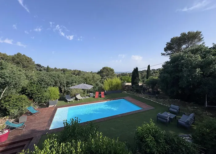 Au Calme Avec Jardin, Piscine Et Terrain Petanque A 5 Min Du Centre * 님