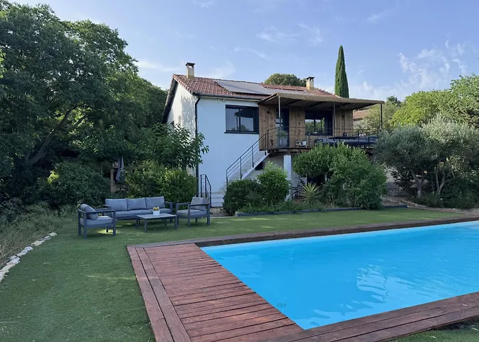 Au Calme Avec Jardin, Piscine Et Terrain Petanque A 5 Min Du Centre 빌라